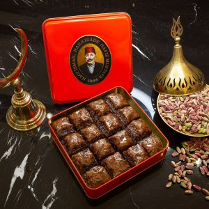 Chocolate Pistachio Baklava (Metal Box)