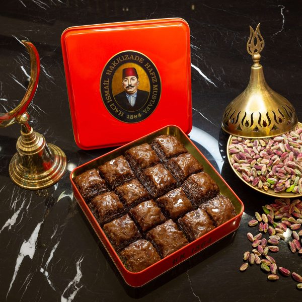 Chocolate Pistachio Baklava (Metal Box)