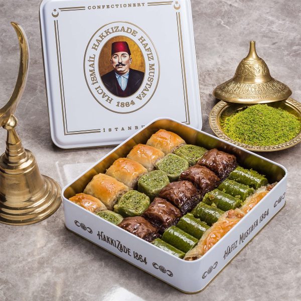 Mix Pistachio Baklava Assortment (Metal Box)
