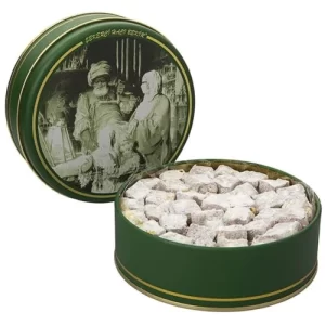 Turkish Delight with Extra Pistachio, Haci Bekir, 500g